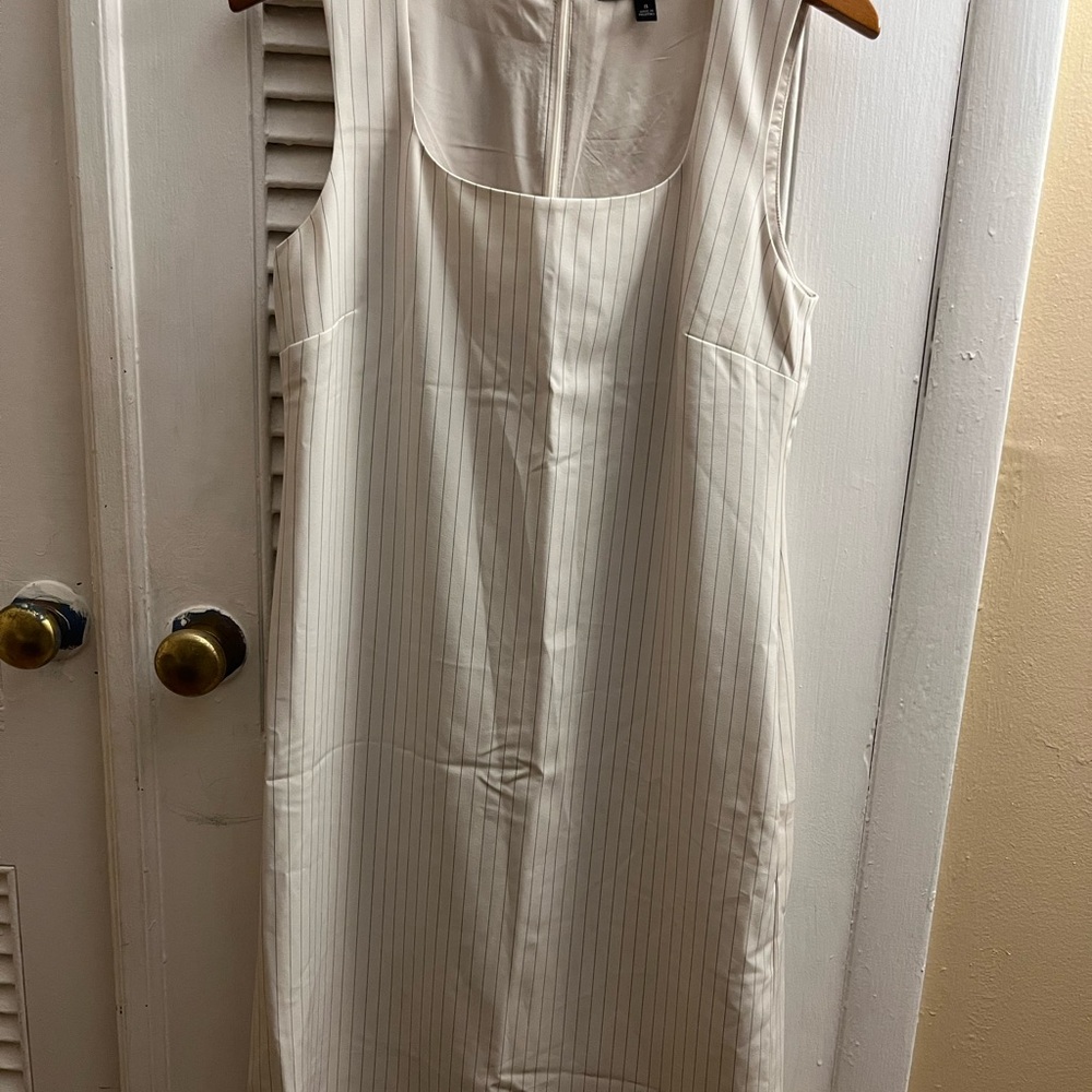 Banana Republic Elegant Cream Sleeveless Dress.  Size 8.